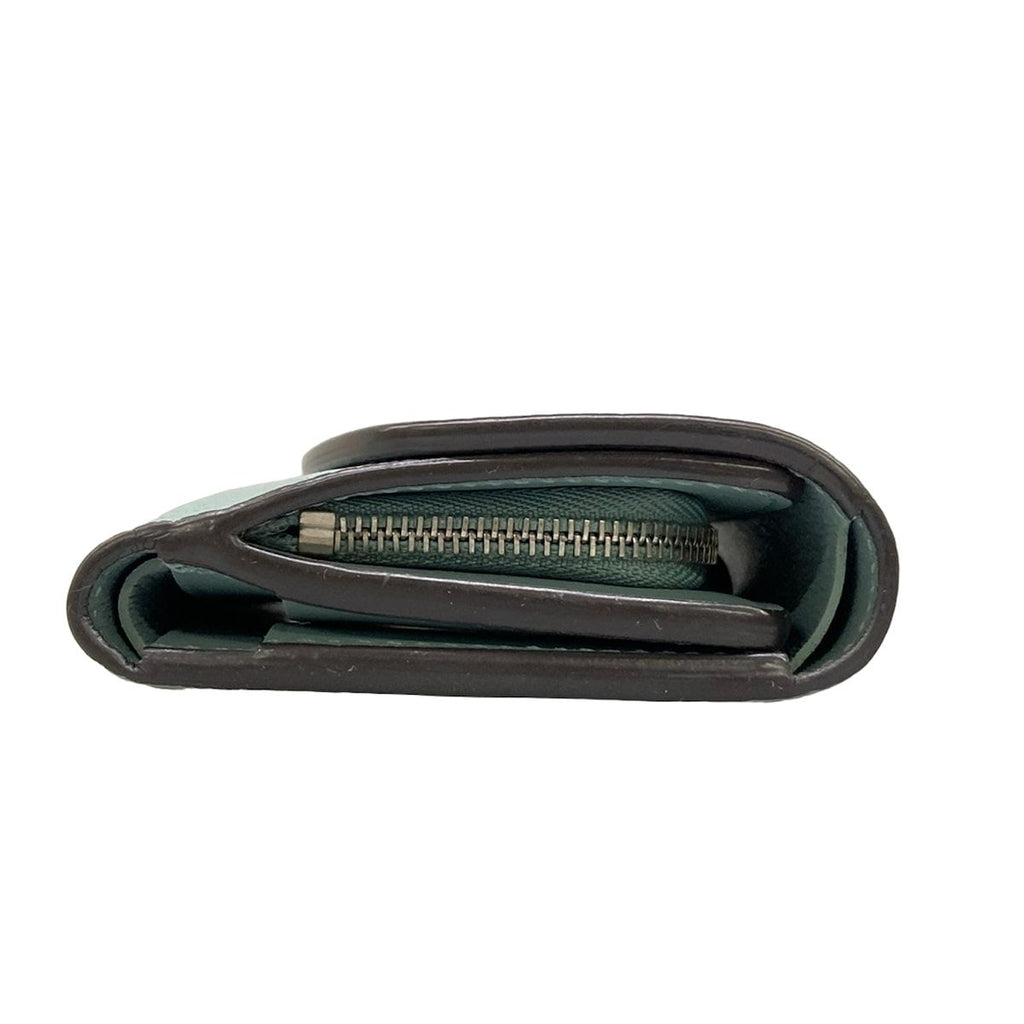 Louis Vuitton Trifold Wallet Mahina Portefeuille Iris XS Vert Rag-n Leather — view 9