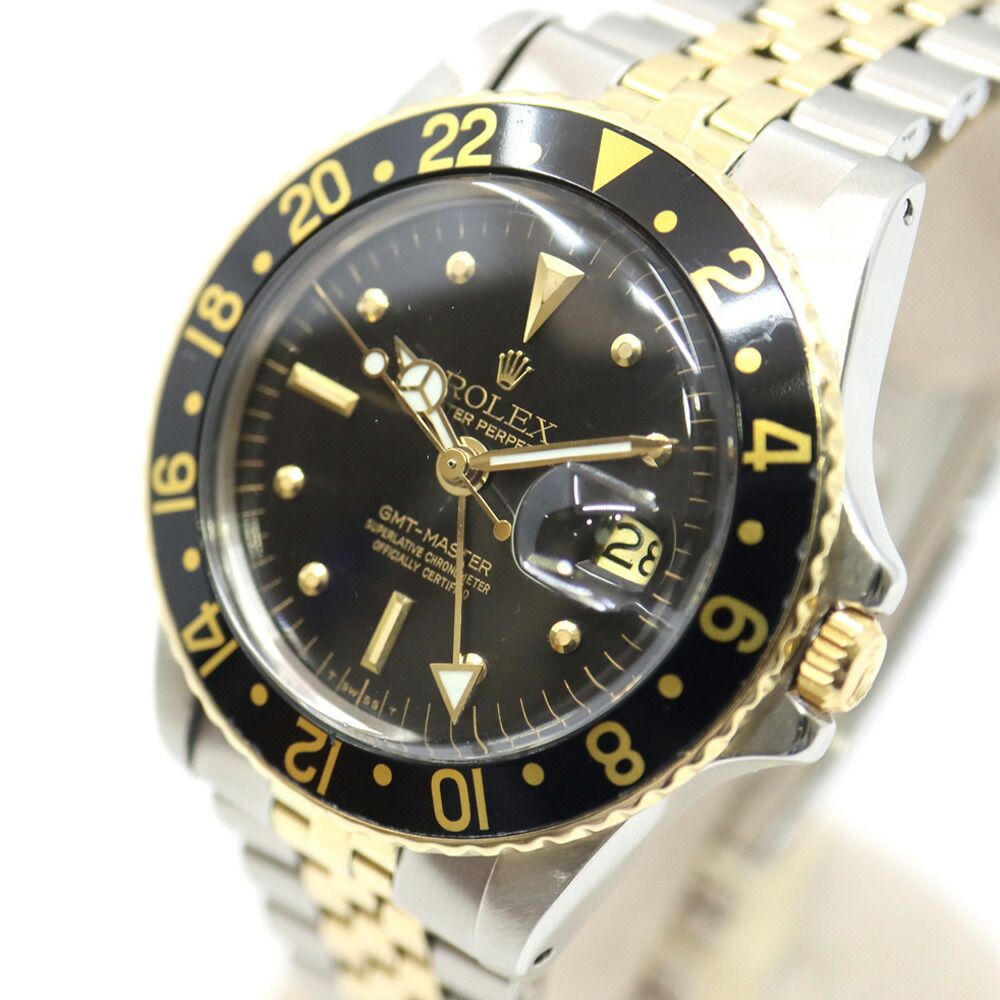 Rolex GMT Master 3 Jubilee Watch Black No 5 Barnacle Diamond le Mark 4 Wrap — view 2