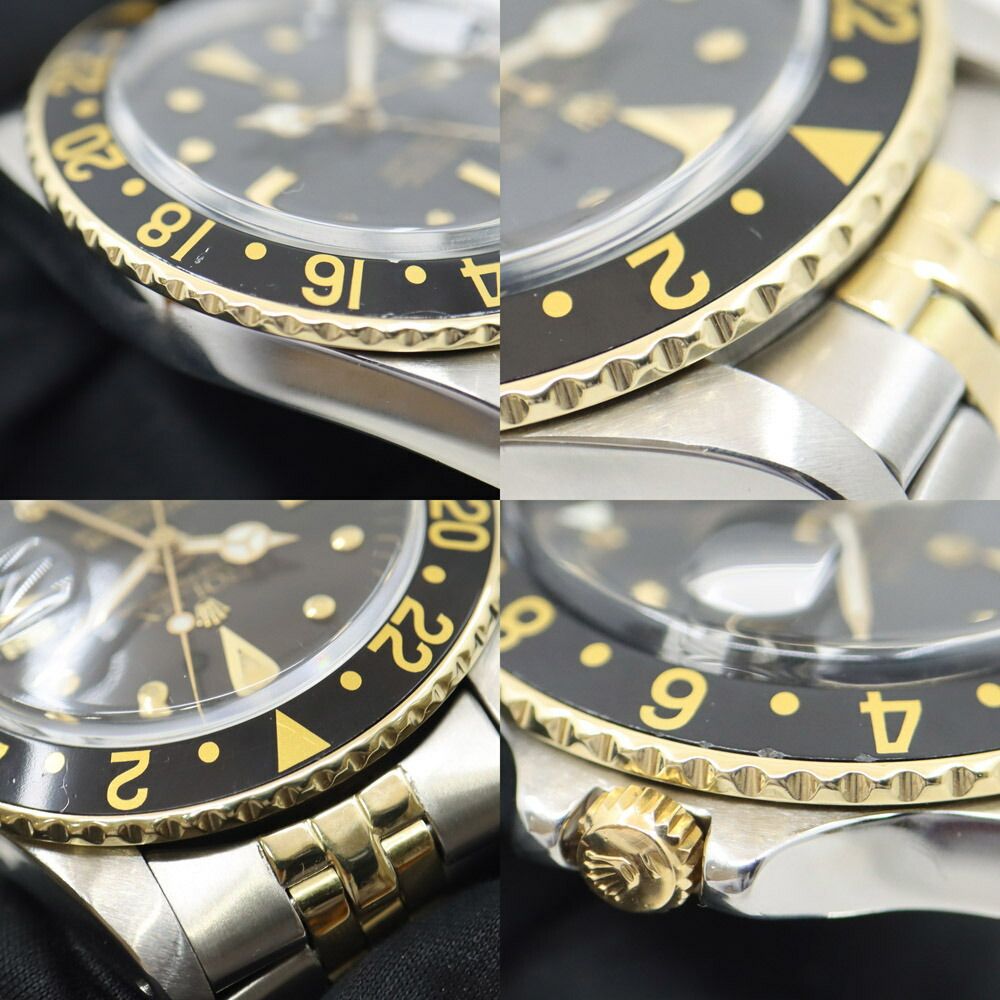 Rolex GMT Master 3 Jubilee Watch Black No 5 Barnacle Diamond le Mark 4 Wrap — view 9