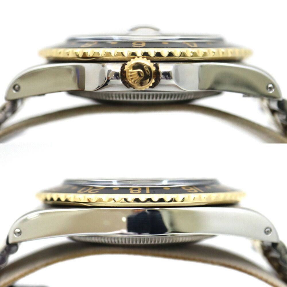 Rolex GMT Master 3 Jubilee Watch Black No 5 Barnacle Diamond le Mark 4 Wrap — view 4