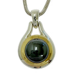 Tiffany & Co Silver Gold Hematite Necklace