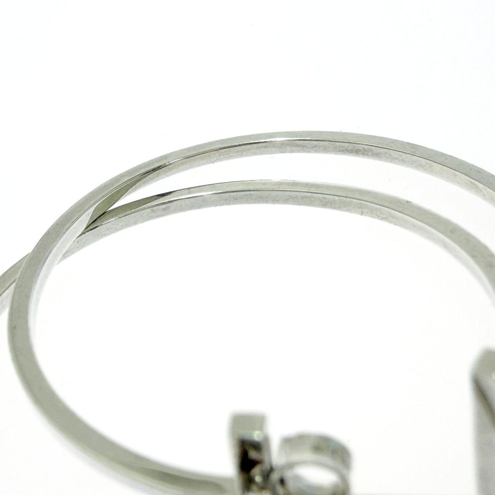 Tiffany & Co Silver T Wire Hoop Earrings — view 6