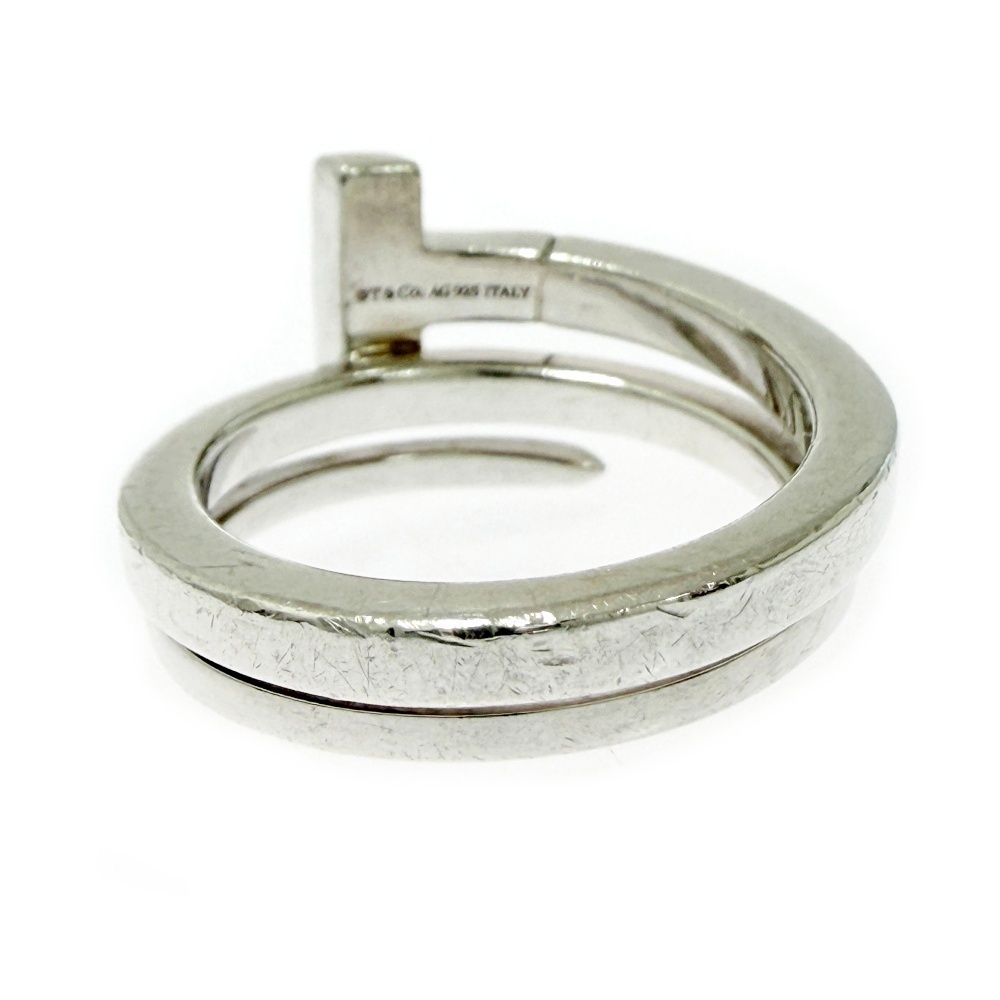Tiffany & Co Silver T Square Wrap Ring