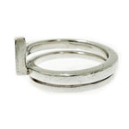Tiffany & Co Silver T Square Wrap Ring