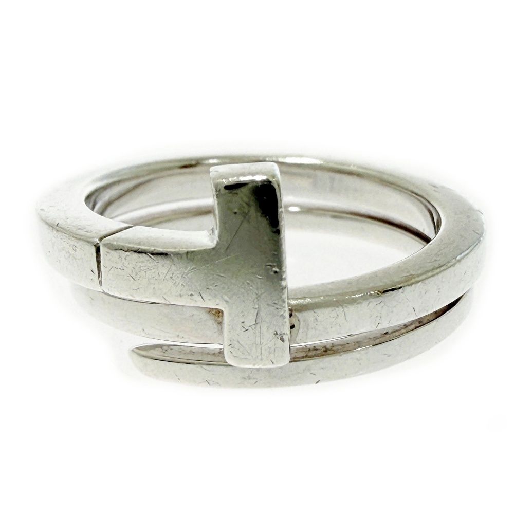 Tiffany & Co Silver T Square Wrap Ring