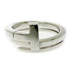 Tiffany & Co Silver T Square Wrap Ring