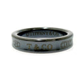 Tiffany & Co Titanium Narrow Ring Black