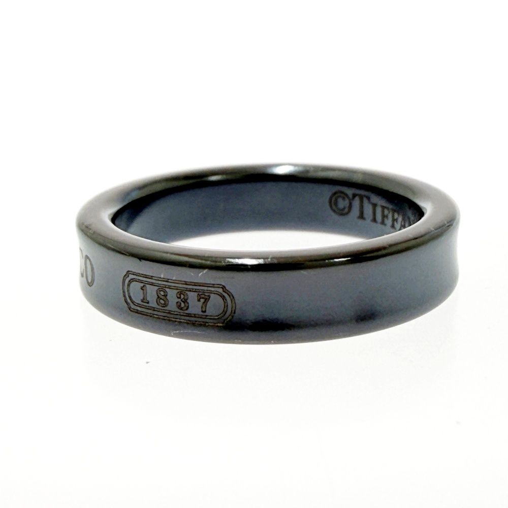 Tiffany & Co Titanium Narrow Ring Black — view 2
