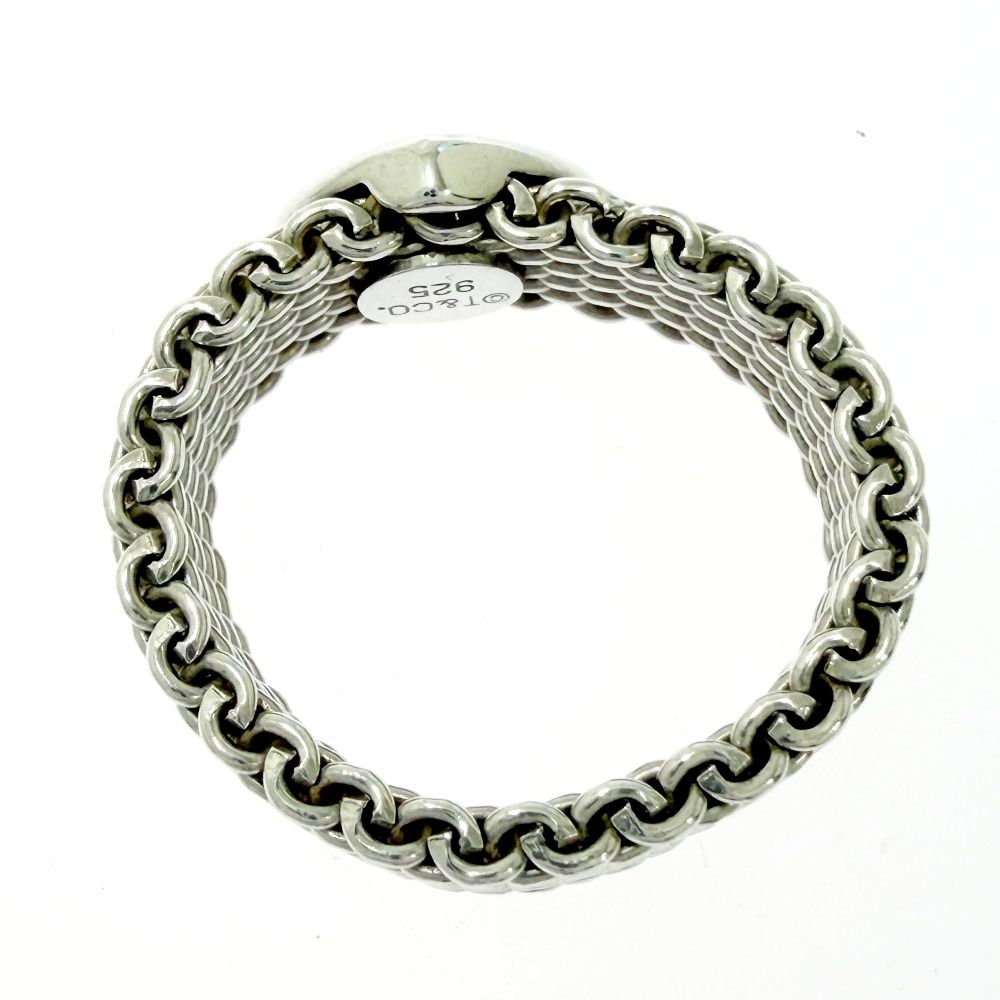 Tiffany & Co Silver Somerset Mesh Ring