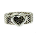Tiffany & Co Silver Somerset Mesh Ring