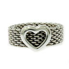 Tiffany & Co Silver Somerset Mesh Ring