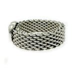 Tiffany & Co Silver Somerset Mesh Ring
