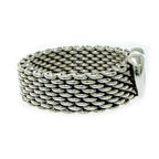 Tiffany & Co Silver Somerset Mesh Ring