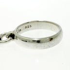 Tiffany & Co Silver Ball Dangle Ring
