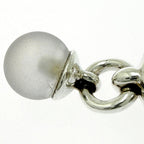 Tiffany & Co Silver Ball Dangle Ring
