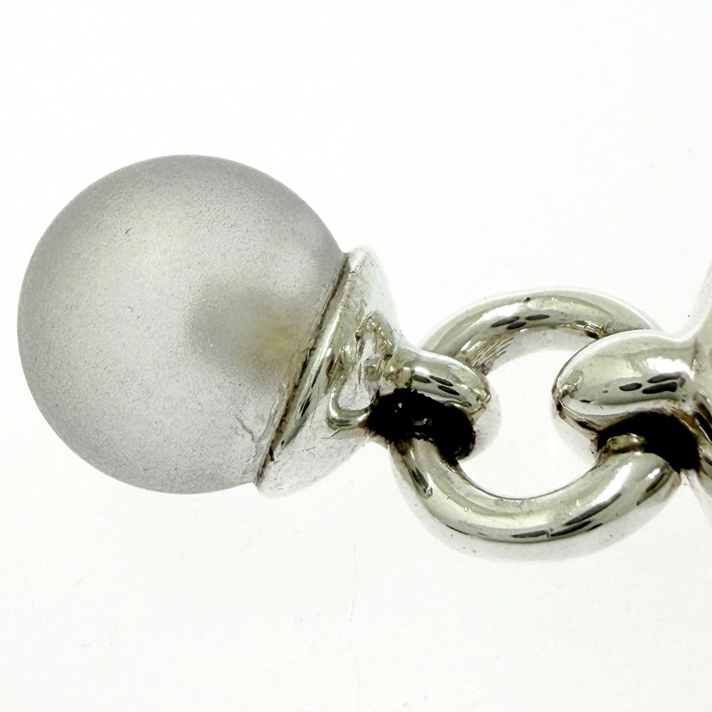 Tiffany & Co Silver Ball Dangle Ring