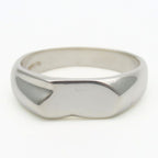 Tiffany & Co Ring Signet Heart Sterling Silver Elsa Peretti — view 2
