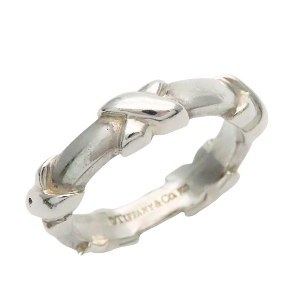 Tiffany & Co Ring Signature Cross 925 Sterling Silver