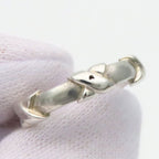 Tiffany & Co Ring Signature Cross 925 Sterling Silver — view 8
