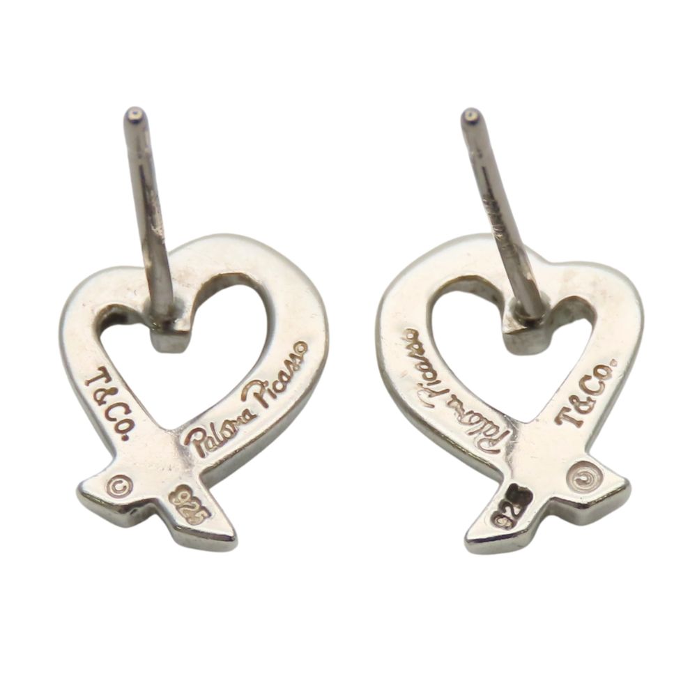 Tiffany & Co Earrings Loving Heart Paloma Picasso 925 Sterling Silver — view 3