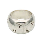Chanel Ring Logo Volume 925 Sterling Silver Simple