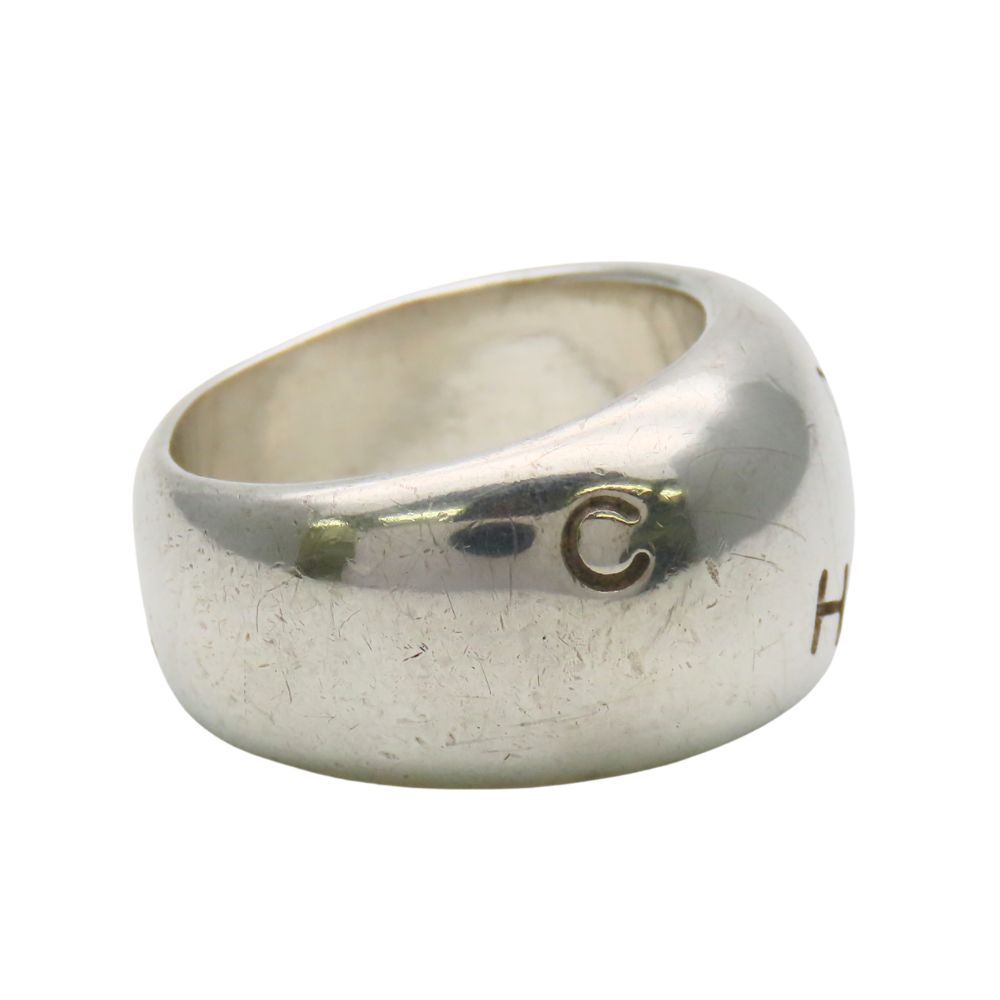 Chanel Ring Logo Volume 925 Sterling Silver Simple — view 3