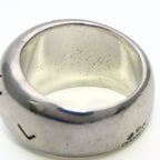 Chanel Ring Logo Volume 925 Sterling Silver Simple — view 5