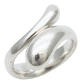 Tiffany & Co Ring Elongated Teardrop 925 Sterling Silver Elsa Peretti