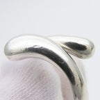 Tiffany & Co Ring Elongated Teardrop 925 Sterling Silver Elsa Peretti — view 6