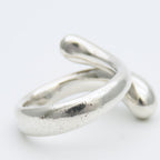 Tiffany & Co Ring Elongated Teardrop 925 Sterling Silver Elsa Peretti — view 3