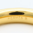 Hermes Scarf Ring Rope Metal Gold Plated — view 3