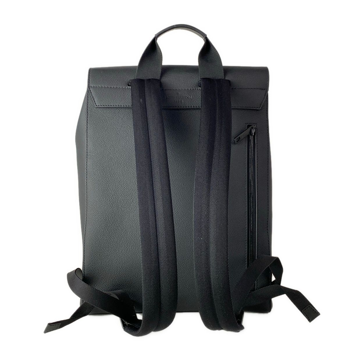 Louis Vuitton Backpack LV Aerogram Fast Line Noir Leather Cowhide — view 3