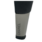 Chanel Short Boots Leather CC Logo Black — view 8