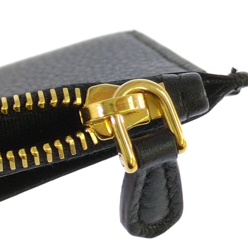 Prada Fragment Business Card Holder ID Case Black — view 7