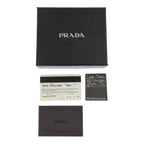 Prada Fragment Business Card Holder ID Case Black — view 8