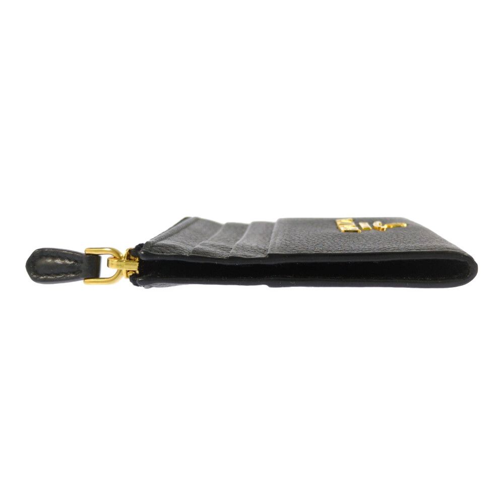Prada Fragment Business Card Holder ID Case Black — view 3