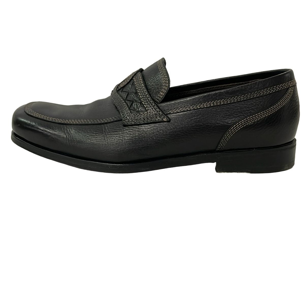 Bottega Veneta Loafers 41 Black Leather
