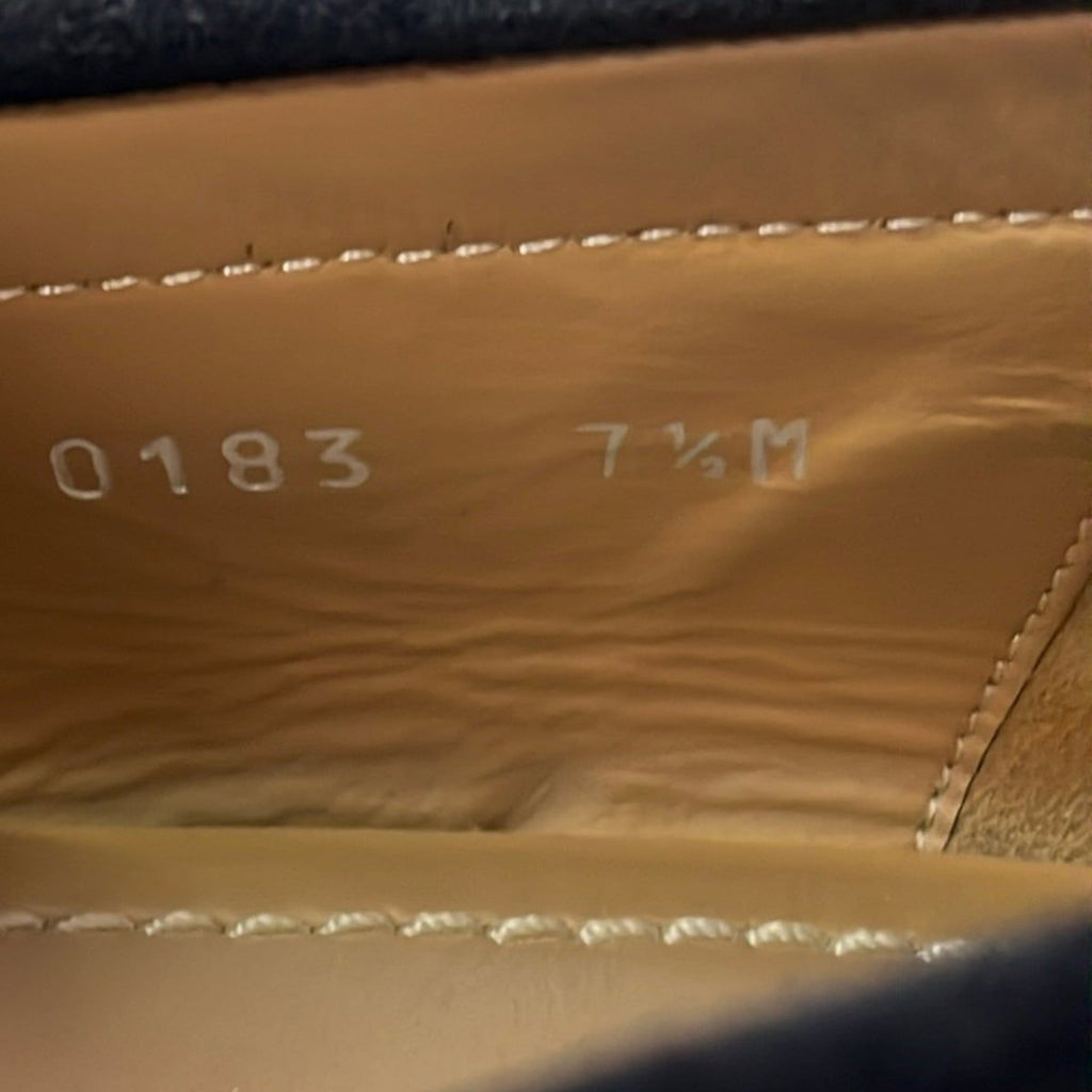 Louis Vuitton Shoes 7.5 M Navy Tassel — view 6