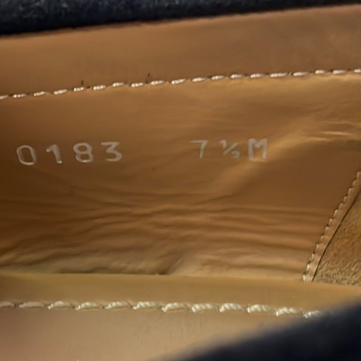 Louis Vuitton Shoes 7.5 M Navy Tassel — view 6
