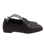 Chanel Loafers Leather CC Logo Brown — view 2