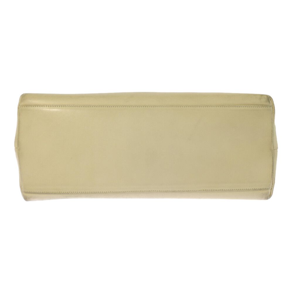 Chanel Lambskin CC Logo Chain Shoulder Bag Beige Jumbo CC Gold Vintage — view 4