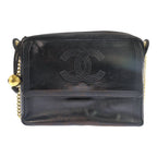 Chanel 1994–96 Lambskin Triple Stitch Chain Shoulder Bag Vintage Ball Charm