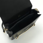 Hermes Sac Roulis Mini Shoulder Bag Color Noir Blue Indigo Black Navy — view 9