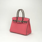 Hermes Birkin 30 Personal Order PO Bicolor Tote Epsom Roseazalee Etoupe Pink — view 2