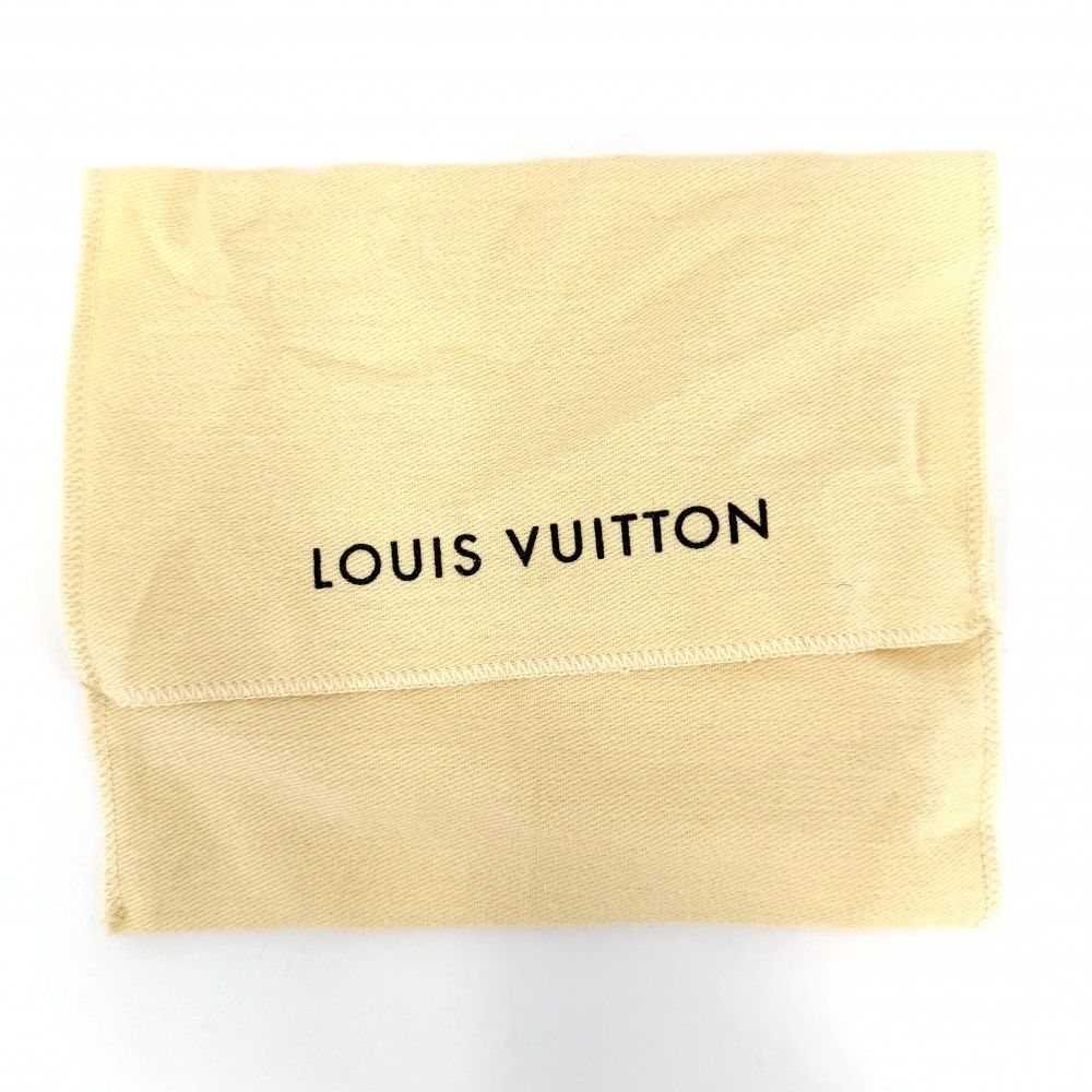 Louis Vuitton Handbag Mini Pochette Pouch Damier Azur Canvas White Gold — view 7