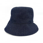 Gucci Hat Denim Bucket Hat M GG Supreme Cotton Navy — view 3