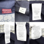 Gucci Hat Denim Bucket Hat M GG Supreme Cotton Navy — view 5