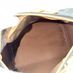 Louis Vuitton Monogram Speedy 25 Mini Boston Bag Brown Gold — view 4