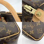 Louis Vuitton Monogram Speedy 25 Mini Boston Bag Brown Gold — view 7