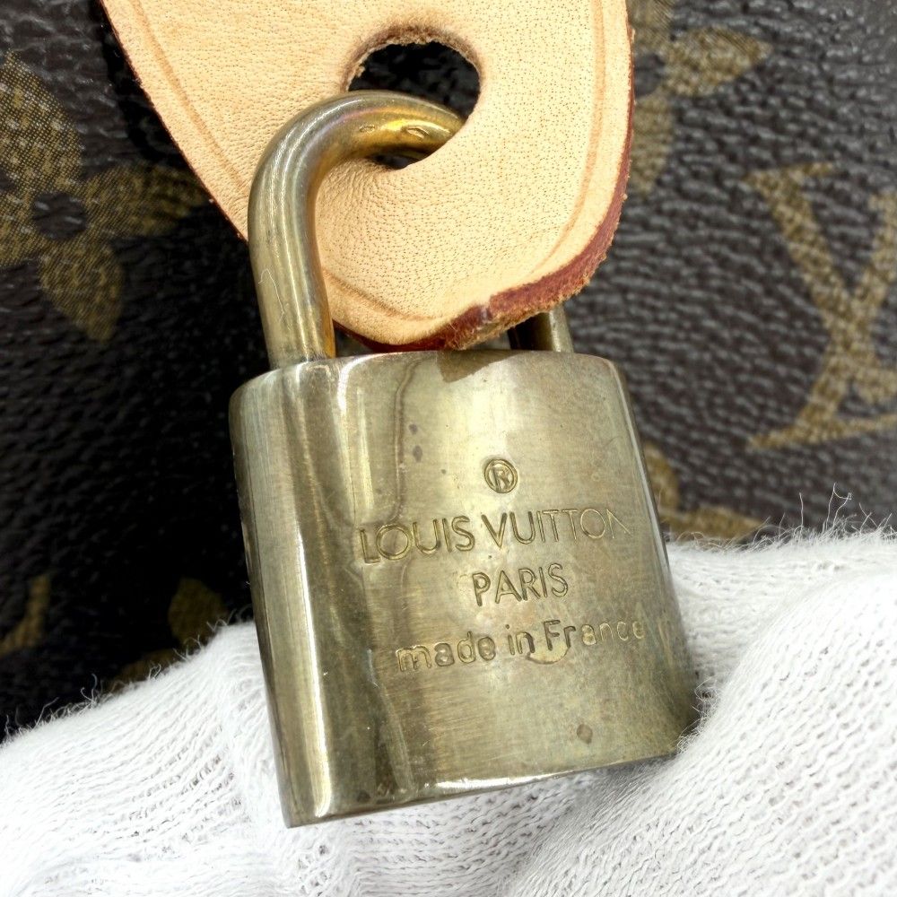 Louis Vuitton Monogram Speedy 25 Mini Boston Bag Brown Gold — view 9